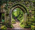 Green Doorway